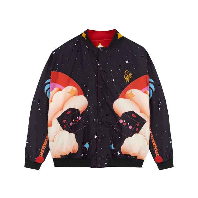 JACKET REVERSIBLE MAGO CORAZON ROJO