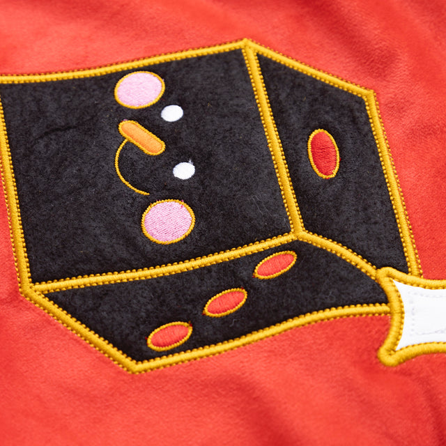 JACKET REVERSIBLE MAGO CORAZON ROJO