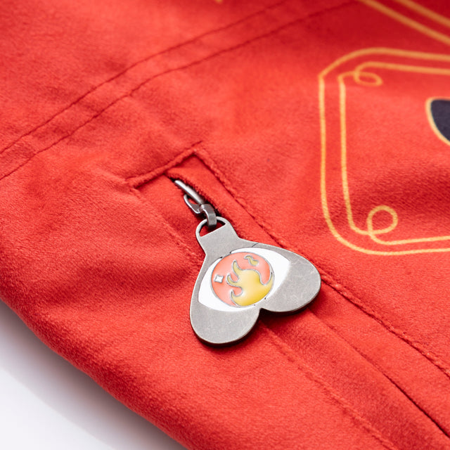 JACKET REVERSIBLE MAGO CORAZON ROJO