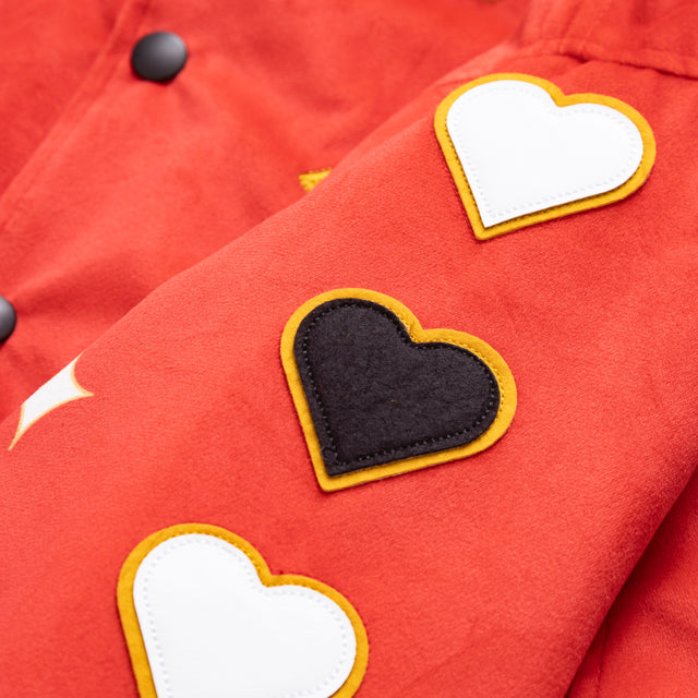 JACKET REVERSIBLE MAGO CORAZON ROJO