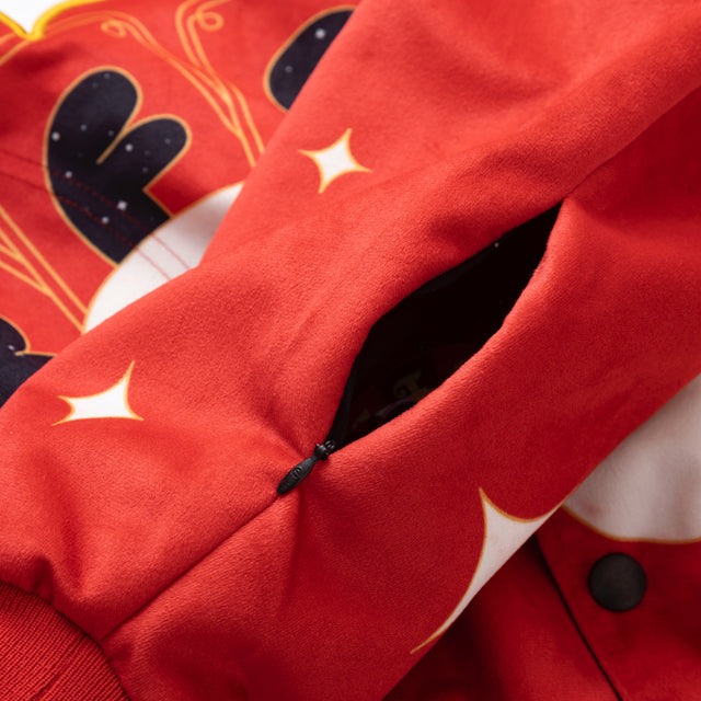 JACKET REVERSIBLE MAGO CORAZON ROJO