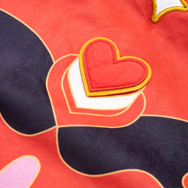 JACKET REVERSIBLE MAGO CORAZON ROJO