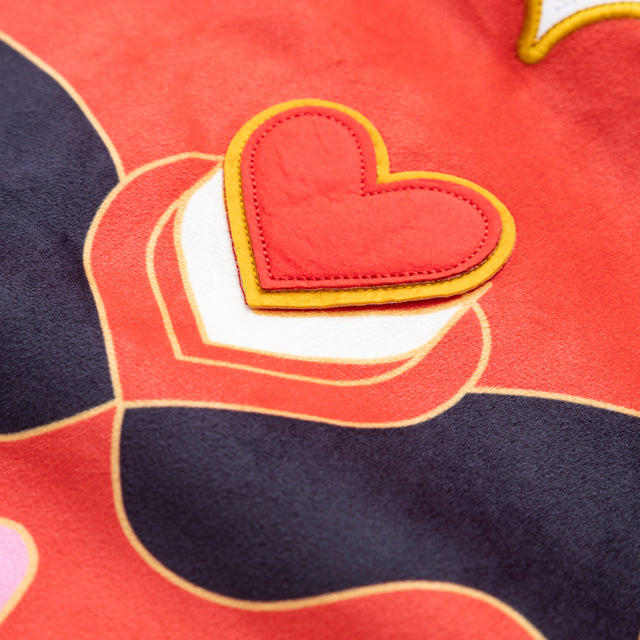 JACKET REVERSIBLE MAGO CORAZON ROJO