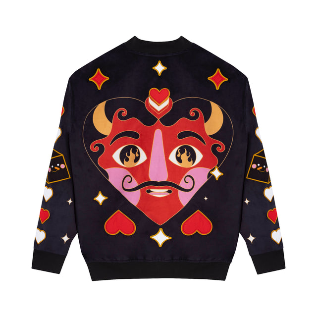 JACKET REVERSIBLE MAGO CORAZON NEGRO